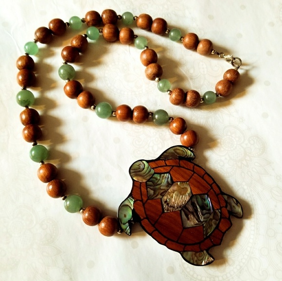 Gorgeous VTG Lee Sands Turtle Necklace - Picture 2 of 5